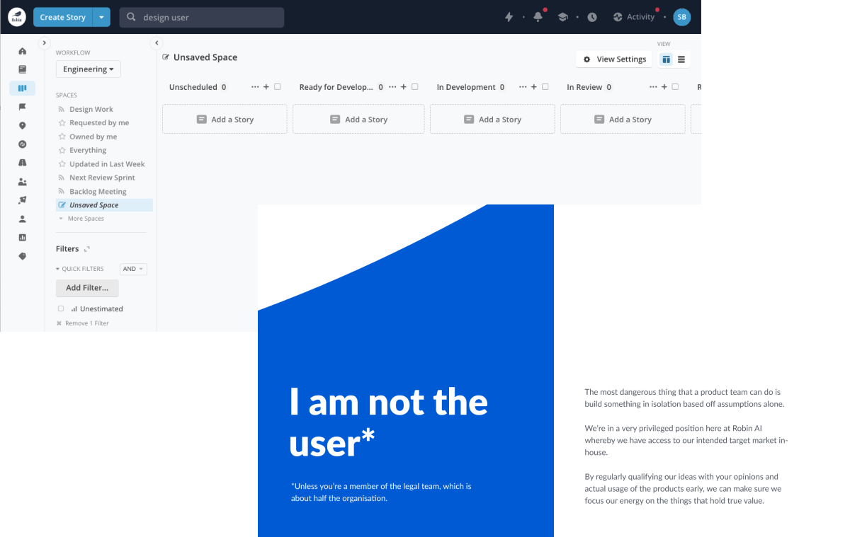 Example of shortcut and presentation