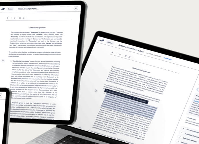 Example of the product on a laptop